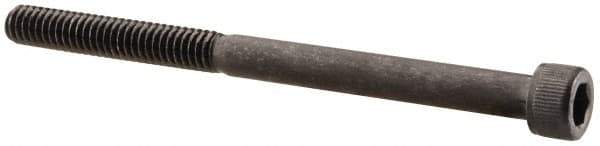 Value Collection - #8-32 UNC Hex Socket Drive, Socket Cap Screw - Alloy Steel, Black Oxide Finish, Partially Threaded, 2-1/4" Length Under Head - USA Tool & Supply