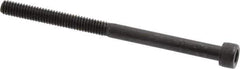 Value Collection - #8-32 UNC Hex Socket Drive, Socket Cap Screw - Alloy Steel, Black Oxide Finish, Partially Threaded, 2-1/2" Length Under Head - USA Tool & Supply