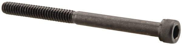 Value Collection - #10-24 UNC Hex Socket Drive, Socket Cap Screw - Alloy Steel, Black Oxide Finish, Partially Threaded, 2-1/2" Length Under Head - USA Tool & Supply
