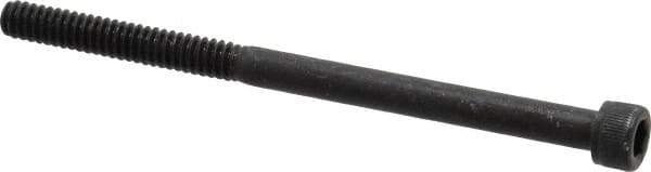 Value Collection - #10-24 UNC Hex Socket Drive, Socket Cap Screw - Alloy Steel, Black Oxide Finish, Partially Threaded, 3" Length Under Head - USA Tool & Supply
