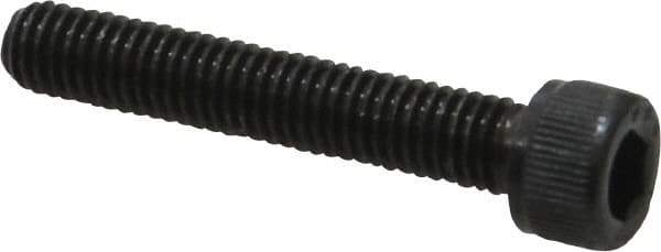 Value Collection - #10-32 UNF Hex Socket Drive, Socket Cap Screw - Alloy Steel, Black Oxide Finish, Fully Threaded, 1-1/8" Length Under Head - USA Tool & Supply