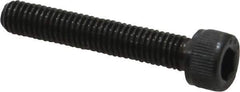 Value Collection - #10-32 UNF Hex Socket Drive, Socket Cap Screw - Alloy Steel, Black Oxide Finish, Fully Threaded, 1-1/8" Length Under Head - USA Tool & Supply