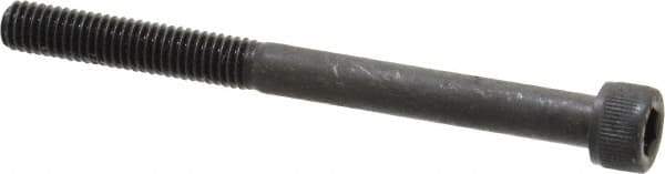Value Collection - #10-32 UNF Hex Socket Drive, Socket Cap Screw - Alloy Steel, Black Oxide Finish, Partially Threaded, 2-1/4" Length Under Head - USA Tool & Supply