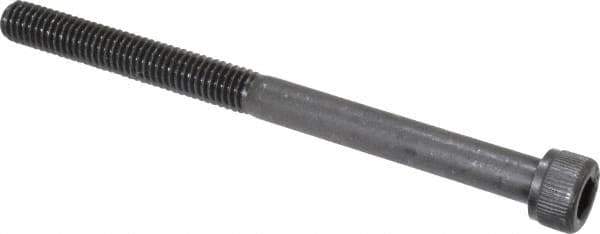 Value Collection - #10-32 UNF Hex Socket Drive, Socket Cap Screw - Alloy Steel, Black Oxide Finish, Partially Threaded, 2-1/2" Length Under Head - USA Tool & Supply