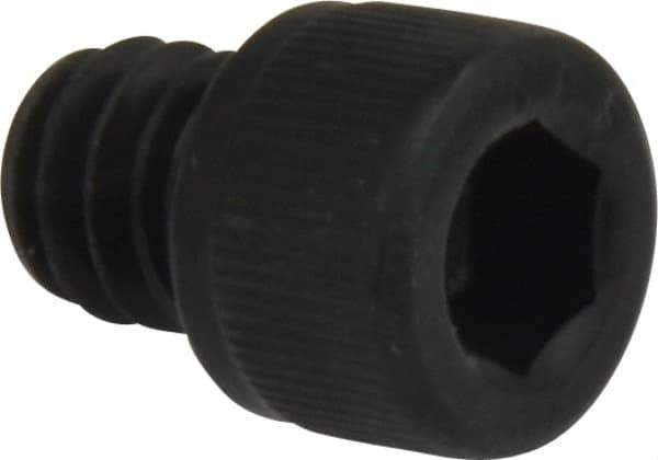 Value Collection - 1/4-20 UNC Hex Socket Drive, Socket Cap Screw - Alloy Steel, Black Oxide Finish, Fully Threaded, 1/4" Length Under Head - USA Tool & Supply