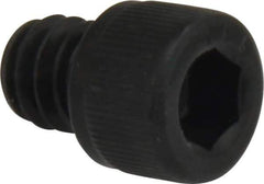 Value Collection - 1/4-20 UNC Hex Socket Drive, Socket Cap Screw - Alloy Steel, Black Oxide Finish, Fully Threaded, 1/4" Length Under Head - USA Tool & Supply