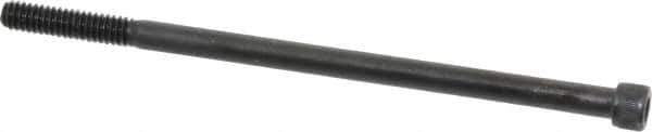 Value Collection - 1/4-20 UNC Hex Socket Drive, Socket Cap Screw - Alloy Steel, Black Oxide Finish, Partially Threaded, 5" Length Under Head - USA Tool & Supply