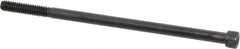 Value Collection - 1/4-20 UNC Hex Socket Drive, Socket Cap Screw - Alloy Steel, Black Oxide Finish, Partially Threaded, 5" Length Under Head - USA Tool & Supply