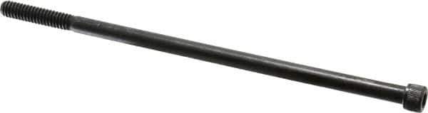 Value Collection - 1/4-20 UNC Hex Socket Drive, Socket Cap Screw - Alloy Steel, Black Oxide Finish, Partially Threaded, 6" Length Under Head - USA Tool & Supply