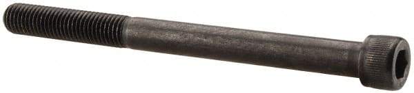 Value Collection - 1/4-28 UNF Hex Socket Drive, Socket Cap Screw - Alloy Steel, Black Oxide Finish, Partially Threaded, 3" Length Under Head - USA Tool & Supply