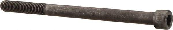 Value Collection - 1/4-28 UNF Hex Socket Drive, Socket Cap Screw - Alloy Steel, Black Oxide Finish, Partially Threaded, 3-1/2" Length Under Head - USA Tool & Supply