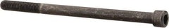 Value Collection - 1/4-28 UNF Hex Socket Drive, Socket Cap Screw - Alloy Steel, Black Oxide Finish, Partially Threaded, 4" Length Under Head - USA Tool & Supply