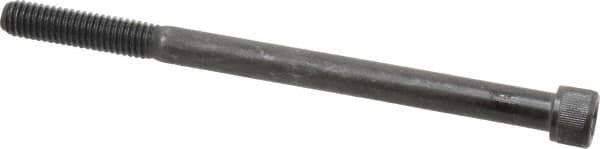 Value Collection - 3/8-16 UNC Hex Socket Drive, Socket Cap Screw - Alloy Steel, Black Oxide Finish, Partially Threaded, 5-1/2" Length Under Head - USA Tool & Supply