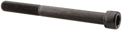 Value Collection - 3/8-24 UNF Hex Socket Drive, Socket Cap Screw - Alloy Steel, Black Oxide Finish, Partially Threaded, 4" Length Under Head - USA Tool & Supply