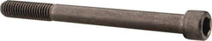 Value Collection - 7/16-14 UNC Hex Socket Drive, Socket Cap Screw - Alloy Steel, Black Oxide Finish, Partially Threaded, 5" Length Under Head - USA Tool & Supply
