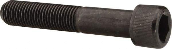 Value Collection - 7/16-20 UNF Hex Socket Drive, Socket Cap Screw - Alloy Steel, Black Oxide Finish, Partially Threaded, 2-1/2" Length Under Head - USA Tool & Supply