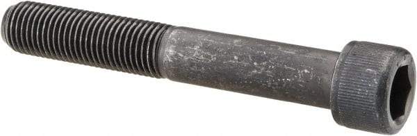 Value Collection - 7/16-20 UNF Hex Socket Drive, Socket Cap Screw - Alloy Steel, Black Oxide Finish, Partially Threaded, 3" Length Under Head - USA Tool & Supply