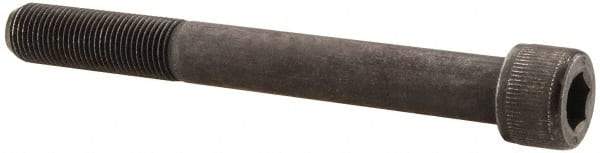 Value Collection - 1/2-20 UNF Hex Socket Drive, Socket Cap Screw - Alloy Steel, Black Oxide Finish, Partially Threaded, 4-1/2" Length Under Head - USA Tool & Supply