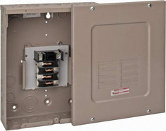Eaton Cutler-Hammer - 8 Circuits, 120/240 VAC, 125 Amp Main, 6-1/0 AWG, Surface, Indoor Main Lug Load Center - 1 Phase, 1 NEMA Rating, 11 Inch Wide x 3.69 Inch Deep x 13 Inch High - USA Tool & Supply