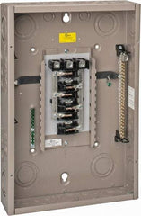 Eaton Cutler-Hammer - 18 Circuits, 208/120 VAC, 125 Amp Main, 6-2/0 AWG, Indoor Main Lug Load Center - 3 Phase, 1 NEMA Rating, 14.31 Inch Wide x 3.88 Inch Deep x 21 Inch High - USA Tool & Supply