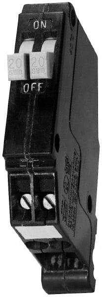 Eaton Cutler-Hammer - 90 Amp, 120/240 VAC, 2 Pole, Plug In Type CH Circuit Breaker - Thermal Magnetic Trip, 10 kA Breaking Capacity, 14-10 AWG - USA Tool & Supply