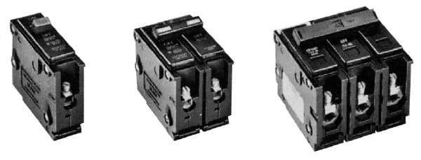 Eaton Cutler-Hammer - 90 Amp, 240 VAC, 3 Pole, Plug In Type BR Circuit Breaker - Magnetic Trip, 10 kA Breaking Capacity, 4-1/0 AWG - USA Tool & Supply