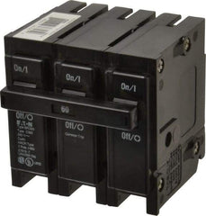 Eaton Cutler-Hammer - 60 Amp, 240 VAC, 3 Pole, Plug In Type BR Circuit Breaker - Magnetic Trip, 10 kA Breaking Capacity, 4-1/0 AWG - USA Tool & Supply