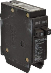 Eaton Cutler-Hammer - 20/20 Amp, 120 VAC, 2 Pole, Plug In Type BD Duplex Circuit Breaker - Thermal Magnetic Trip, 14-4 AWG - USA Tool & Supply