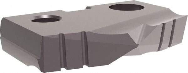 Allied Machine and Engineering - 27mm Diam x 3/16" Thick, Seat Code 2, 150° Included Angle Spade Drill Insert - TiAlN Coated, Cobalt, Grade Super Cobalt, Series T-A - USA Tool & Supply
