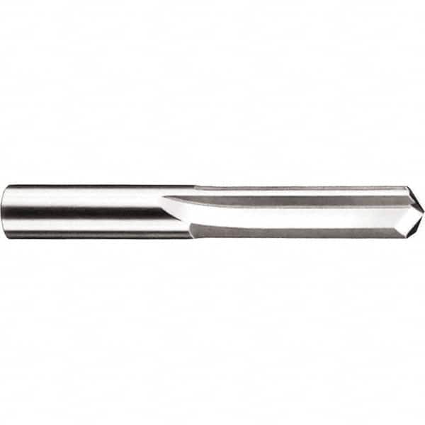 SGS - 7.5mm, 140° Point, Solid Carbide Straight Flute Drill Bit - USA Tool & Supply