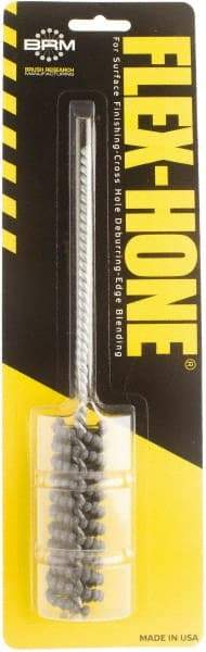 Brush Research Mfg. - 0.787" to 7/8" Bore Diam, 400 Grit, Boron Carbide Flexible Hone - Extra Fine, 8" OAL - USA Tool & Supply