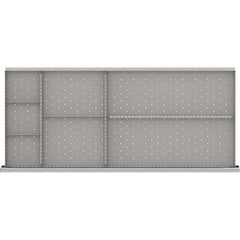 LISTA - 7-Compartment Drawer Divider Layout for 3.15" High Drawers - USA Tool & Supply