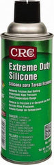 CRC - 16 oz Aerosol Silicone Lubricant - Clear & White, -100°F to 450°F, Food Grade - USA Tool & Supply