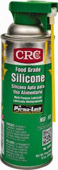 CRC - 16 oz Aerosol Nondrying Film/Silicone Penetrant/Lubricant - Clear & White, -40°F to 400°F, Food Grade - USA Tool & Supply