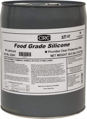 CRC - 5 Gal Pail Nondrying Film/Silicone Penetrant/Lubricant - Clear & White, -40°F to 400°F, Food Grade - USA Tool & Supply