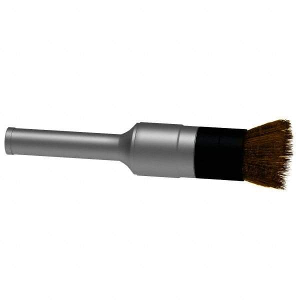 Osborn - 1/2" Brush Diam, Crimped, End Brush - 1/4" Diam Shank, 10,000 Max RPM - USA Tool & Supply