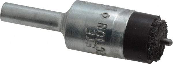 Osborn - 1/2" Brush Diam, End Brush - 1/4" Diam Shank, 3/32" Pilot Diam, 25,000 Max RPM - USA Tool & Supply