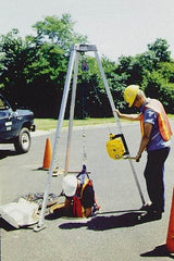 Gemtor - Confined Space Entry & Retrieval Systems Hoist Type: Tripod Hoist Base: Portable - USA Tool & Supply