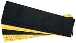 Gravotech - 10 Inch Long x 2 Inch High, Plastic Engraving Stock - Yellow and Black - USA Tool & Supply