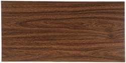 Gravotech - 24 Inch Long x 12 Inch High, Plastic Engraving Stock - Light Walnut and White - USA Tool & Supply