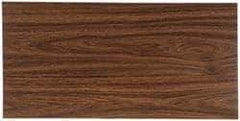 Gravotech - 24 Inch Long x 12 Inch High, Plastic Engraving Stock - Light Walnut and White - USA Tool & Supply