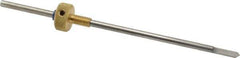 Gravotech - 1/8 Inch Shank Diameter, 0.04 Inch Tip Size, Carbide, Engraving Cutter - Use on Brass and Aluminum - USA Tool & Supply