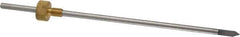 Gravotech - 11/64 Inch Shank Diameter, 0.03 Inch Tip Size, Carbide, Engraving Cutter - Use on Plastics - USA Tool & Supply