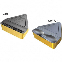 Iscar - 1415TIGER Grade IC808, 14mm Cutting Width Carbide Grooving Insert - Neutral, 1.5mm Corner Radius, TiAlN/AlTiN/TiN Finish - USA Tool & Supply