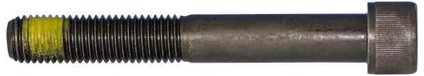 Value Collection - #8-32 UNC Hex Socket Drive, Socket Cap Screw - Alloy Steel, Black Oxide Finish, Partially Threaded, 1-1/2" Length Under Head - USA Tool & Supply