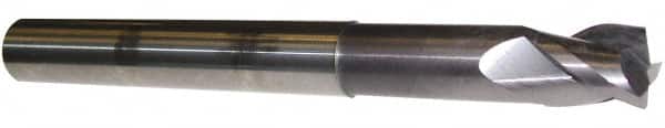 ProMax - 3/8" Diam 3 Flute Solid Carbide 0.02" Corner Radius End Mill - USA Tool & Supply