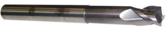 ProMax - 1/2", 3 Flute, Single End, Solid Carbide, 0.02" Corner Radius End Mill - 6" OAL, 35° Helix, Right Hand Flute, 5/8" LOC, Right Hand Cut, 2-3/8" Extended Reach - USA Tool & Supply