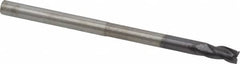 ProMax - 1/4" Diam 3 Flute Solid Carbide 0.02" Corner Radius End Mill - USA Tool & Supply
