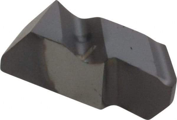 Kennametal - 2002NPD K Grade KC5010, 3.68mm Cutting Width Carbide Grooving Insert - 5.08mm Max Depth of Cut, Right Hand, 0.09mm Corner Radius, TiAlN Finish - USA Tool & Supply