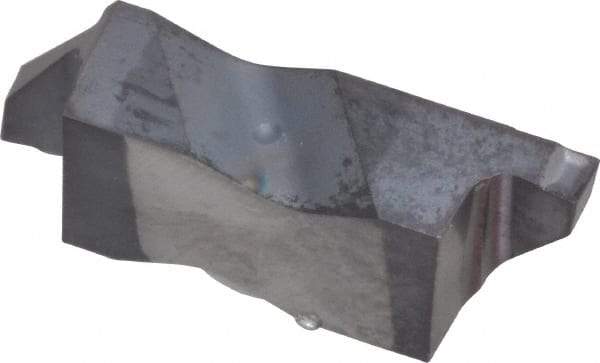 Kennametal - 3078NG K Grade KC5010, 1.98mm Cutting Width Carbide Grooving Insert - 2.39mm Max Depth of Cut, Right Hand, 0.19mm Corner Radius, TiAlN Finish - USA Tool & Supply